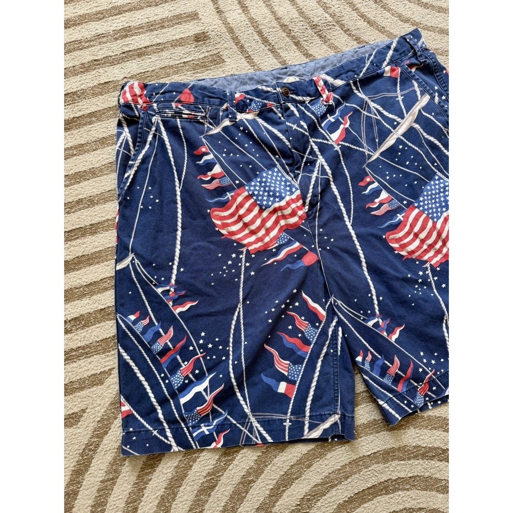 Polo Ralph Lauren Mens Shorts Sz 42 Patriotic American Flag 4th‎ of July Theme - Picture 2 of 5